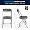 Flash Furniture Plastic Event Fold Table Set RB-3096F-10-LEL3-BK-GG - alternate 9